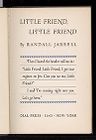 Title page of Little friend, little friend